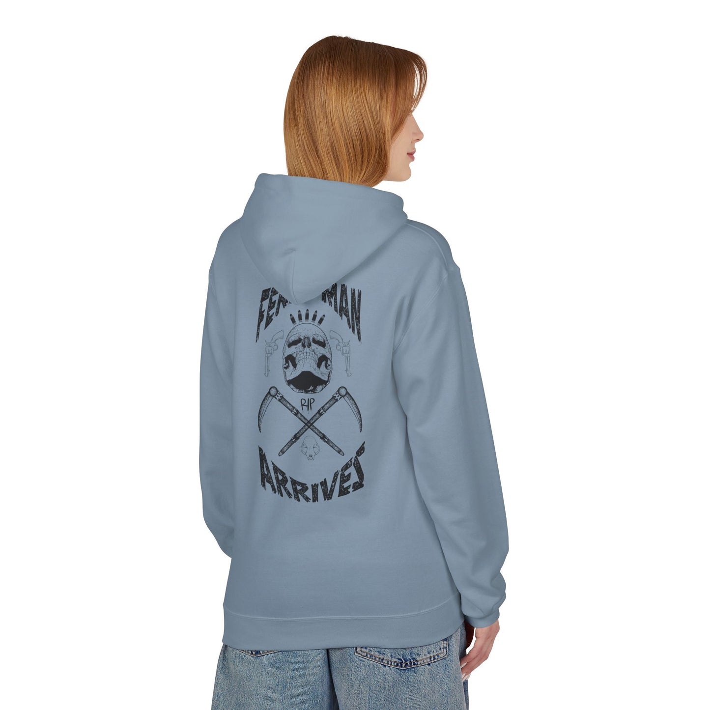 Unisex Softstyle Fleece Hoodie - 'Ferryman Arrives' Creepy Gothic Design