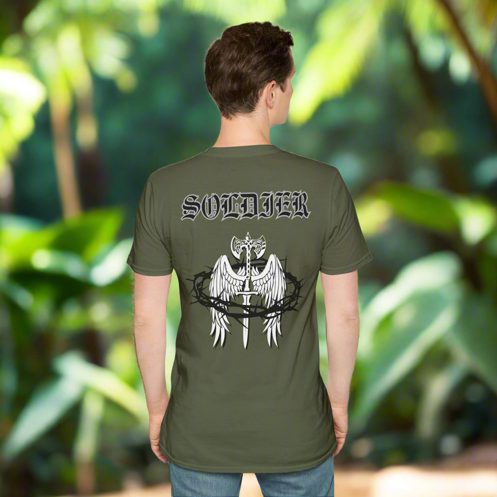 Christian Soldier Angel Graphic Tee