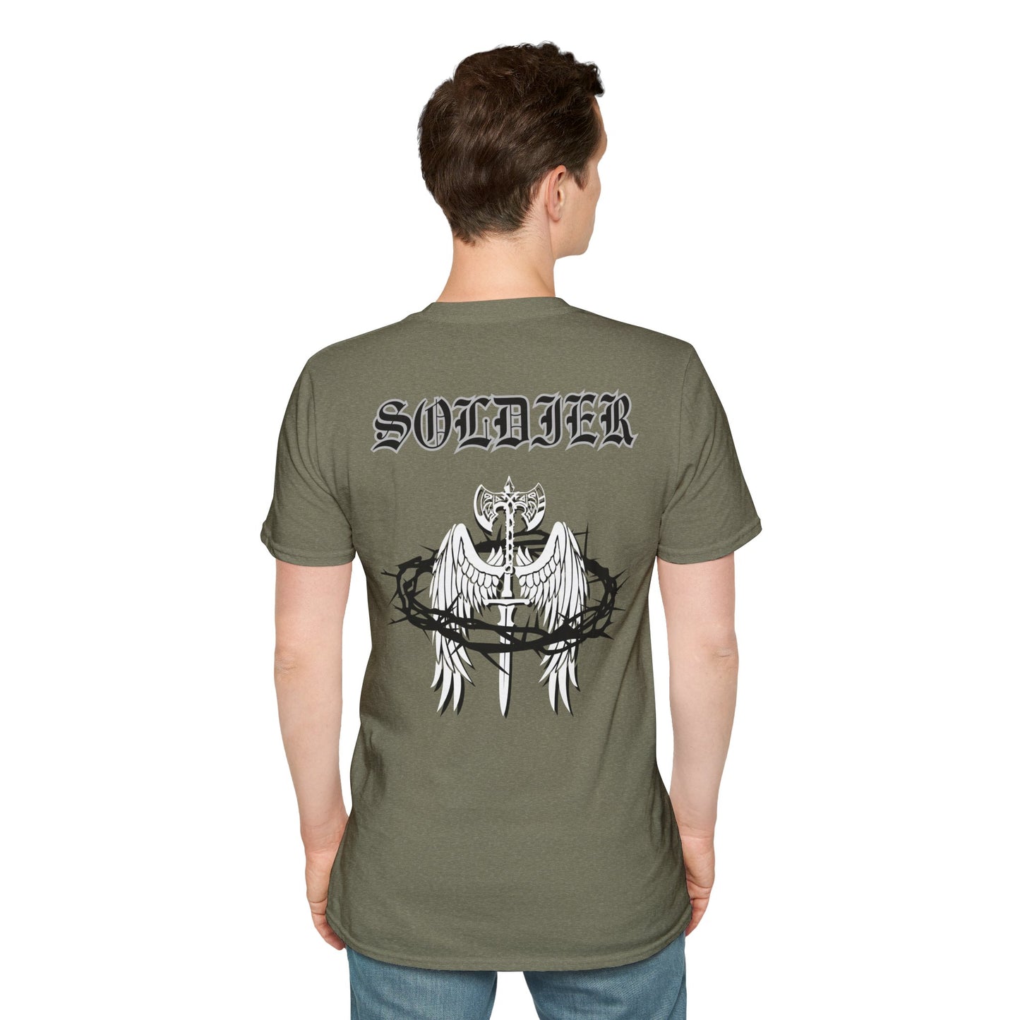 Christian Soldier Angel Graphic Tee